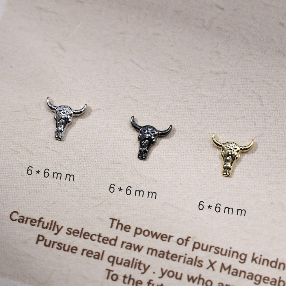 Bull Head Charms packaging-30pcs demonstrates value and color variety