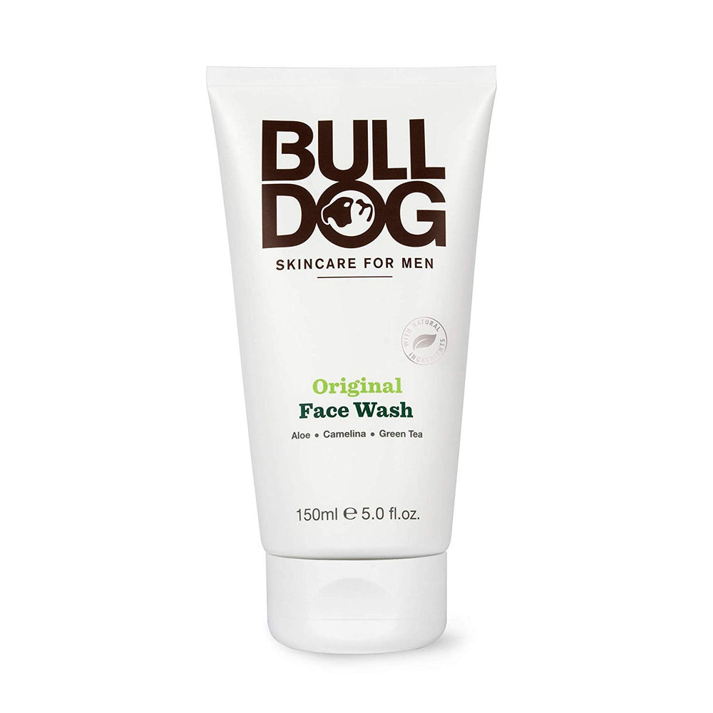 Bulldog Original Face Wash lather closeup with creamy foam