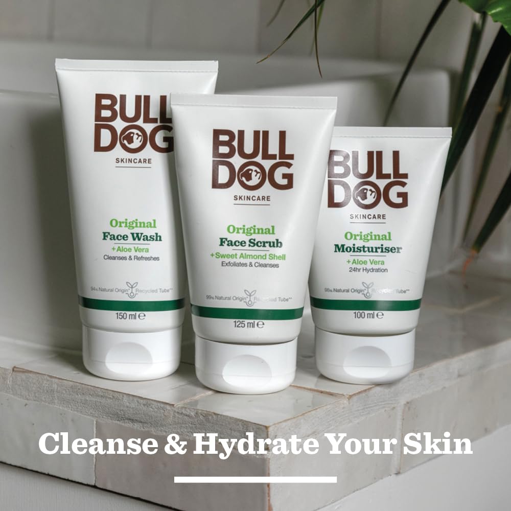 Bulldog Original Moisturiser ingredients highlight green tea and vitamin E benefits