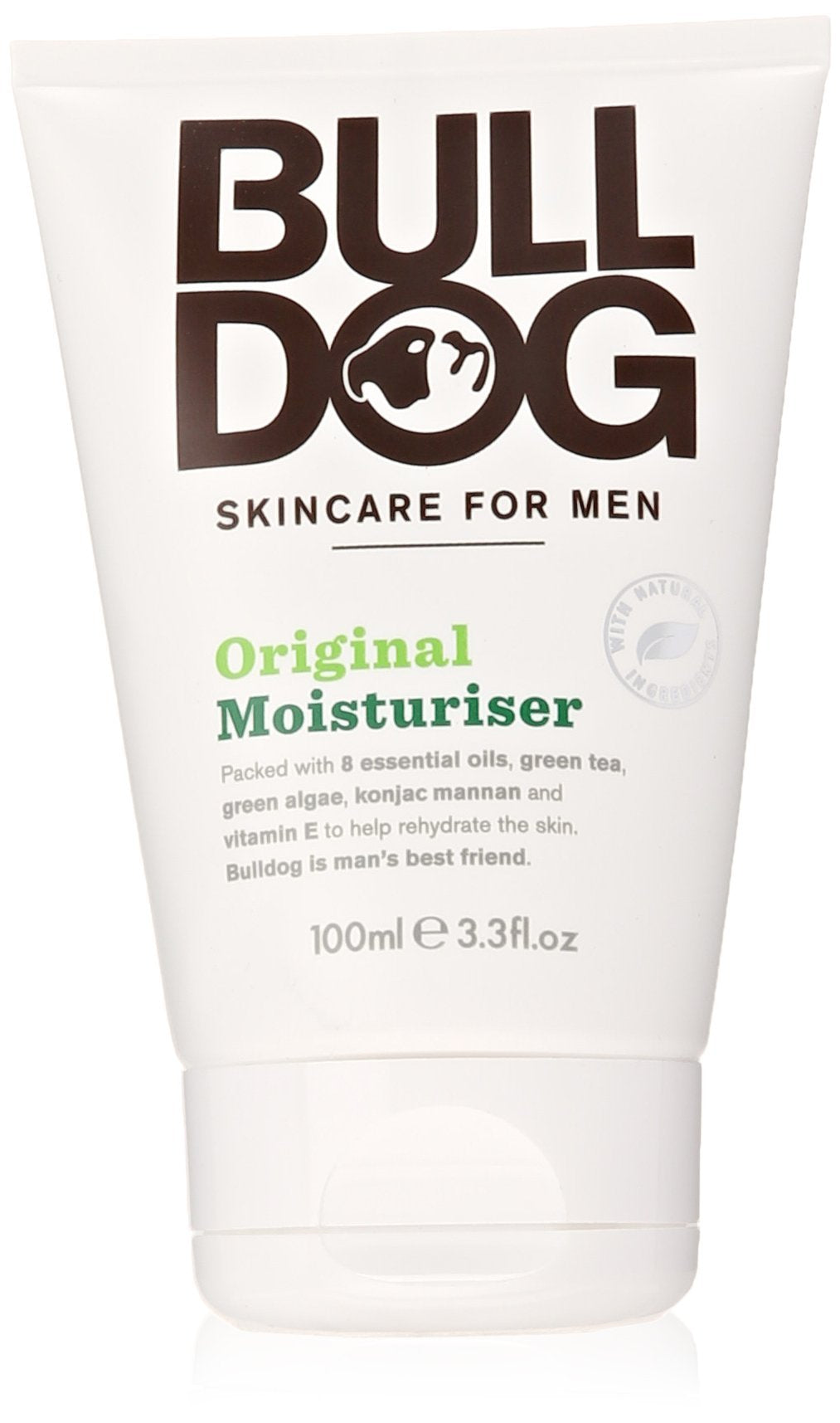 Bulldog Original moisturizer jar with creamy texture for daily hydration