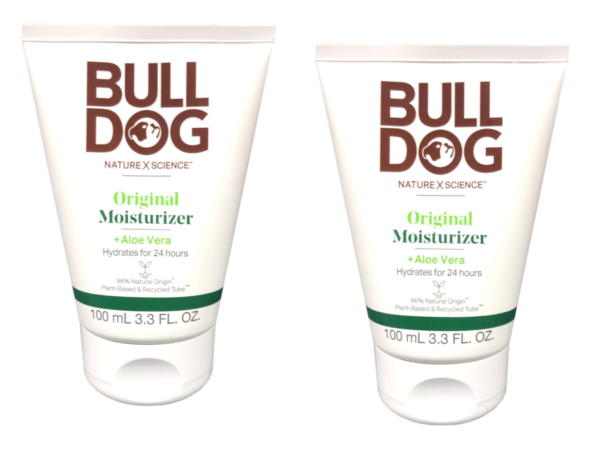 Bulldog Skincare Original Moisturizer bottle front promotes daily hydration