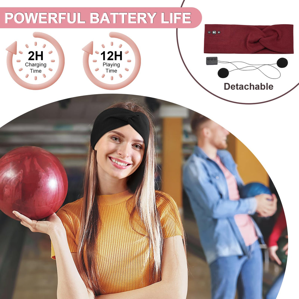 BULYPAZY headband headphones with removable speakers for easy washing after workouts.