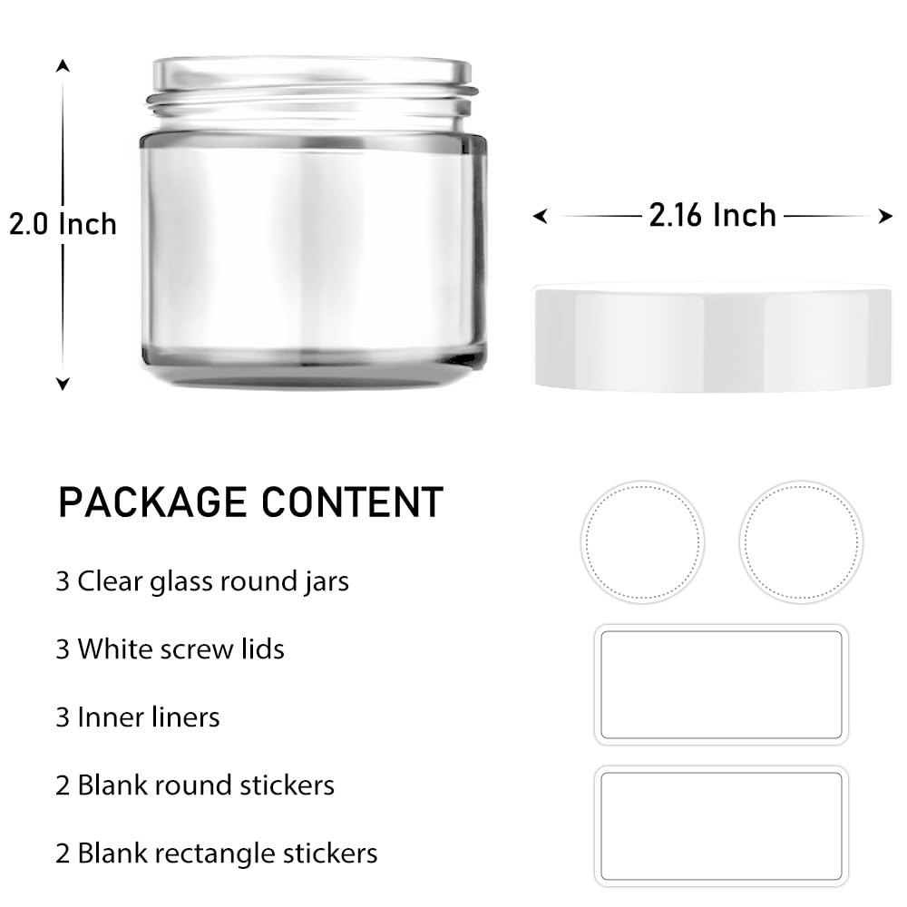 Bumobum blank labels and inner liners with jars for easy labeling.