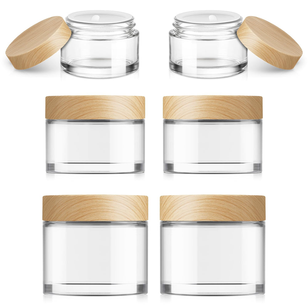 Bumobum glass jar 15ml clear displays cream for easy travel skincare.