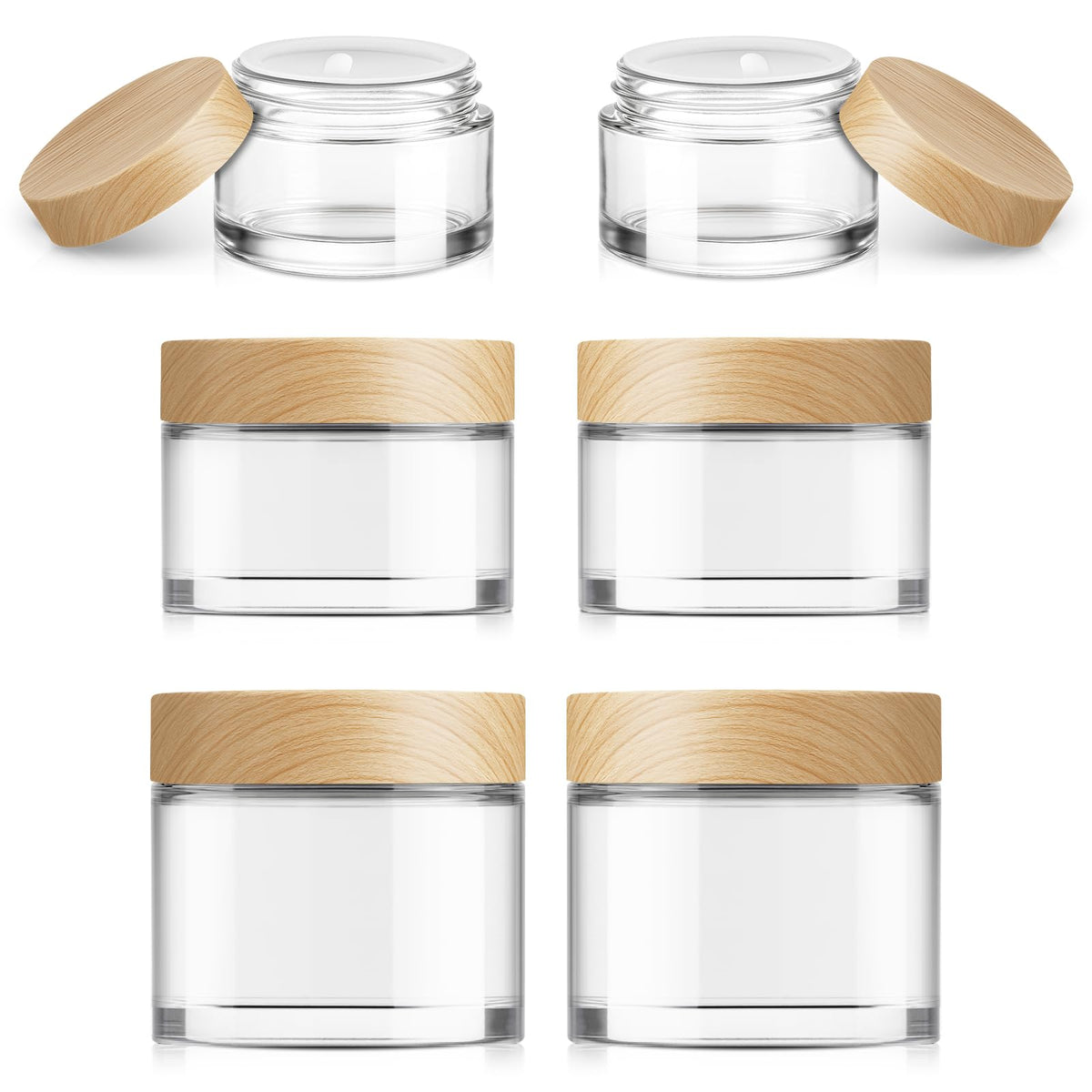 Bumobum glass jar 15ml clear displays cream for easy travel skincare.