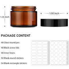 Bumobum jar inner liners and labels keep products fresh and neatly organized.