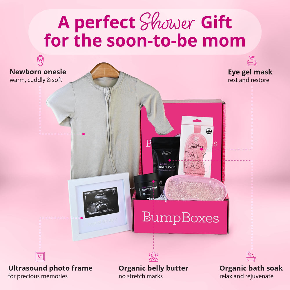 Bump Boxes relax bath soak bottle for calm evenings and swelling relief with pregnancy-safe minerals