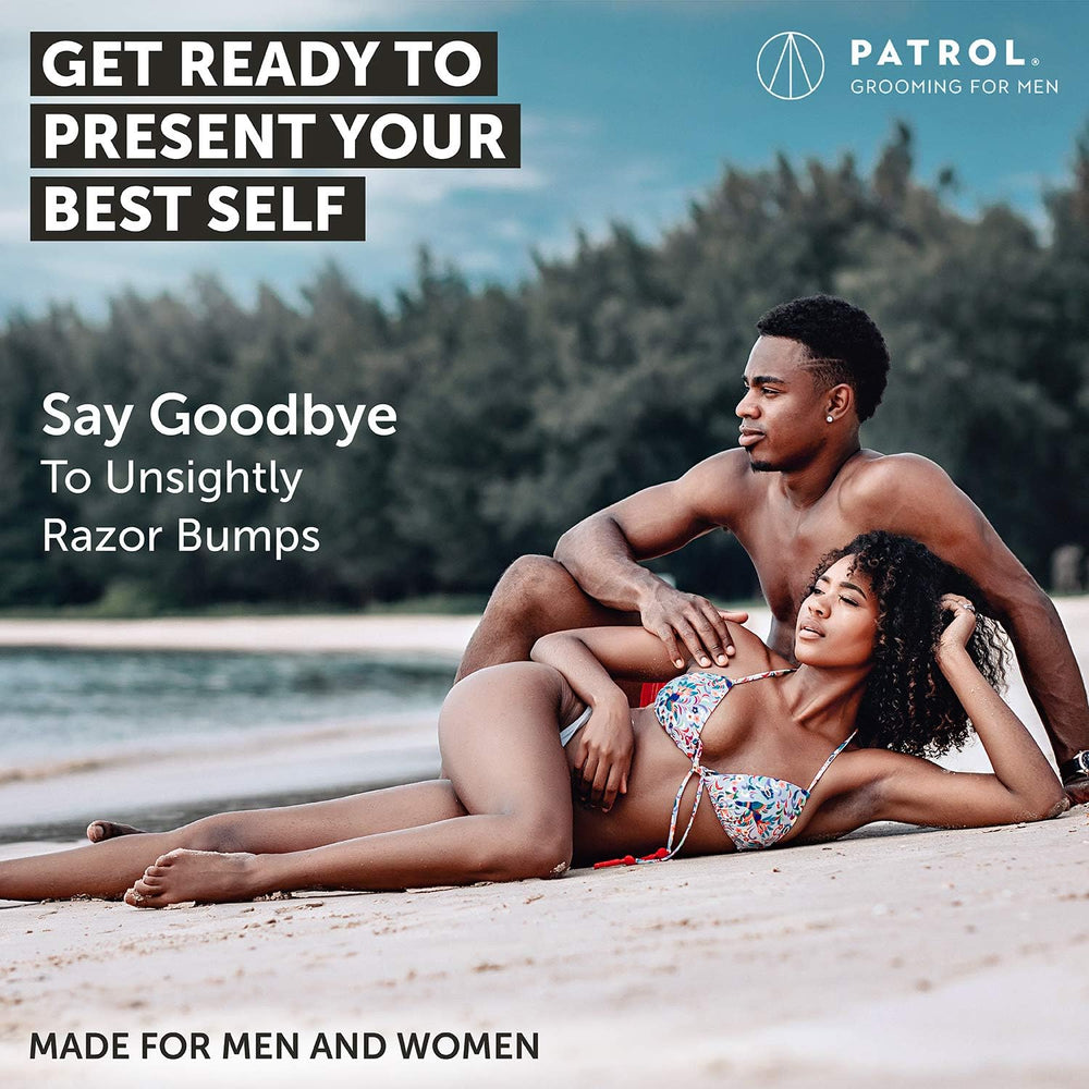 Bump Patrol 2oz bottle packaging suited for travel.