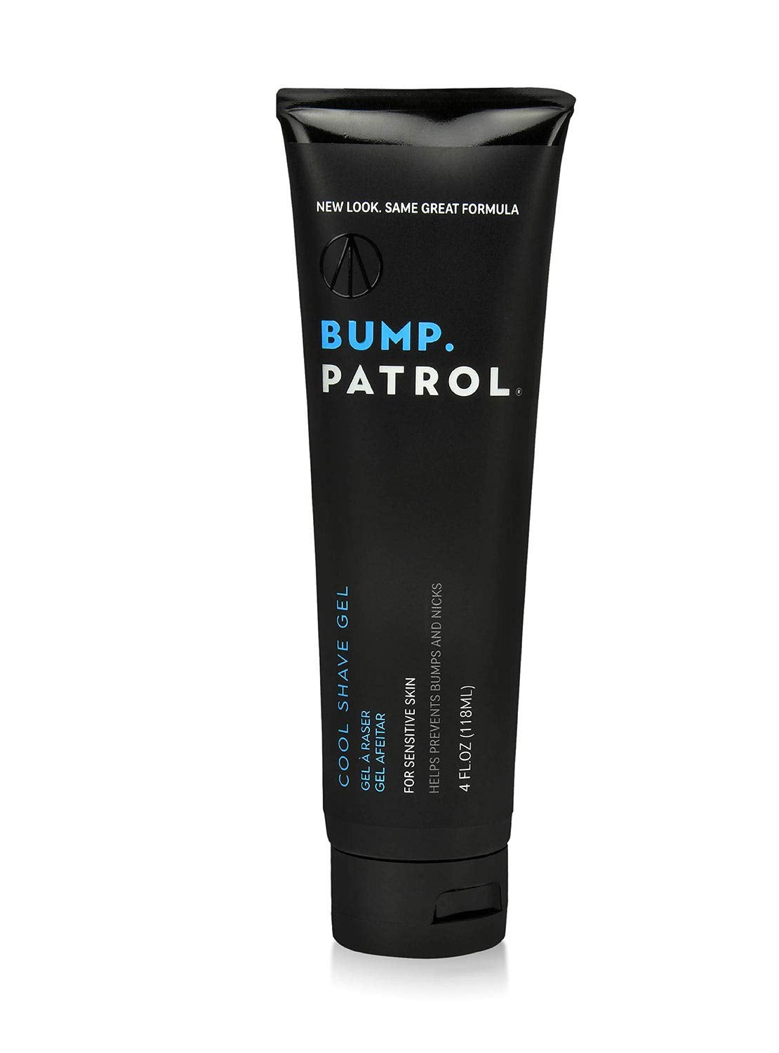 Bump Patrol Clear Shave Gel application for precise visibility and smooth, controlled shaving.