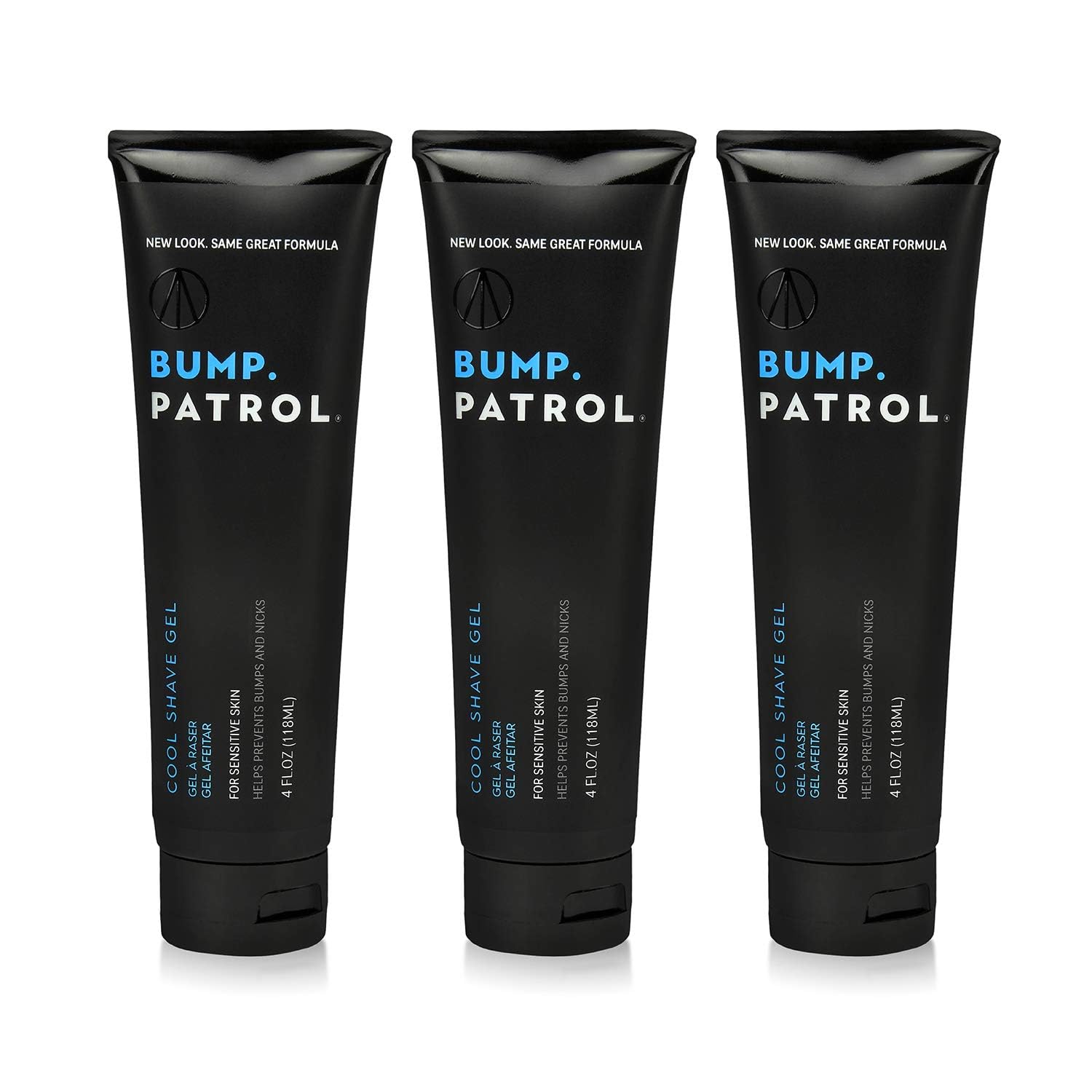 Bump Patrol Cool Shave Gel clear-application on skin for smooth glide