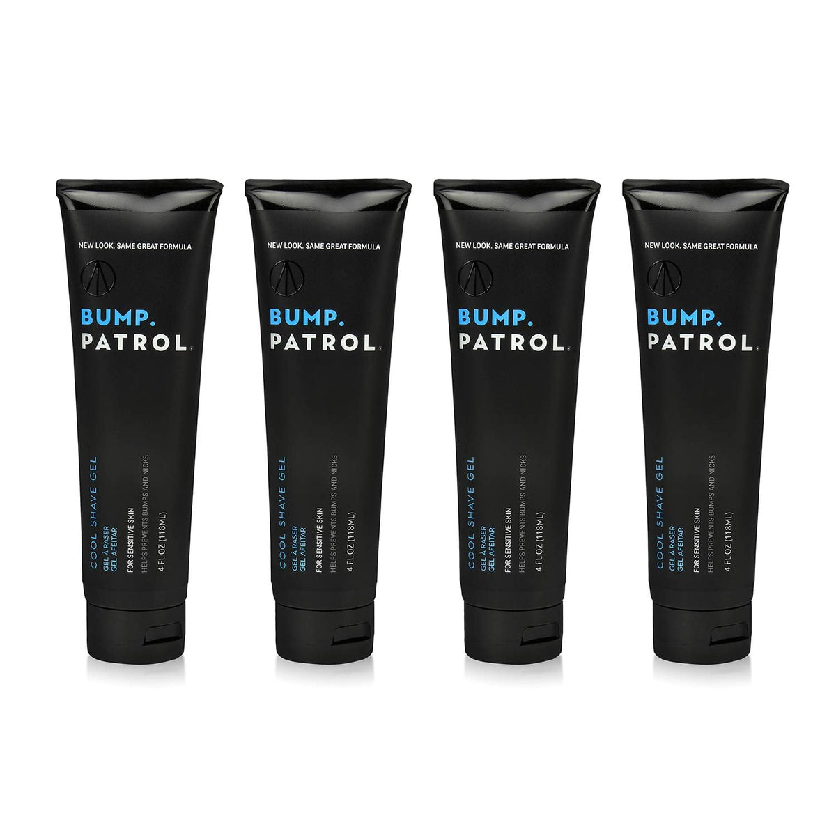 Bump Patrol Cool Shave Gel clear-visual-application enables precise shaving with menthol cooling.