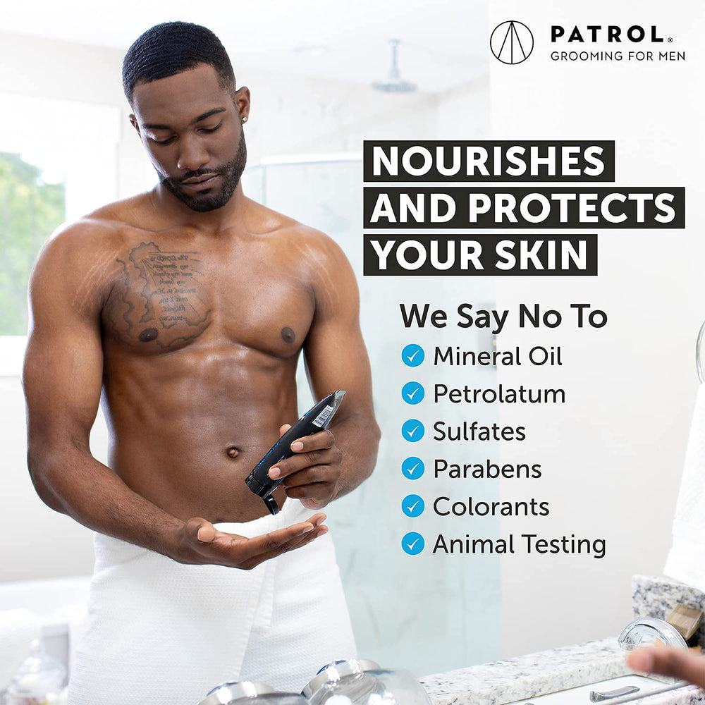 Bump Patrol Easy Rinse-Off promises quick cleanup after shaving.
