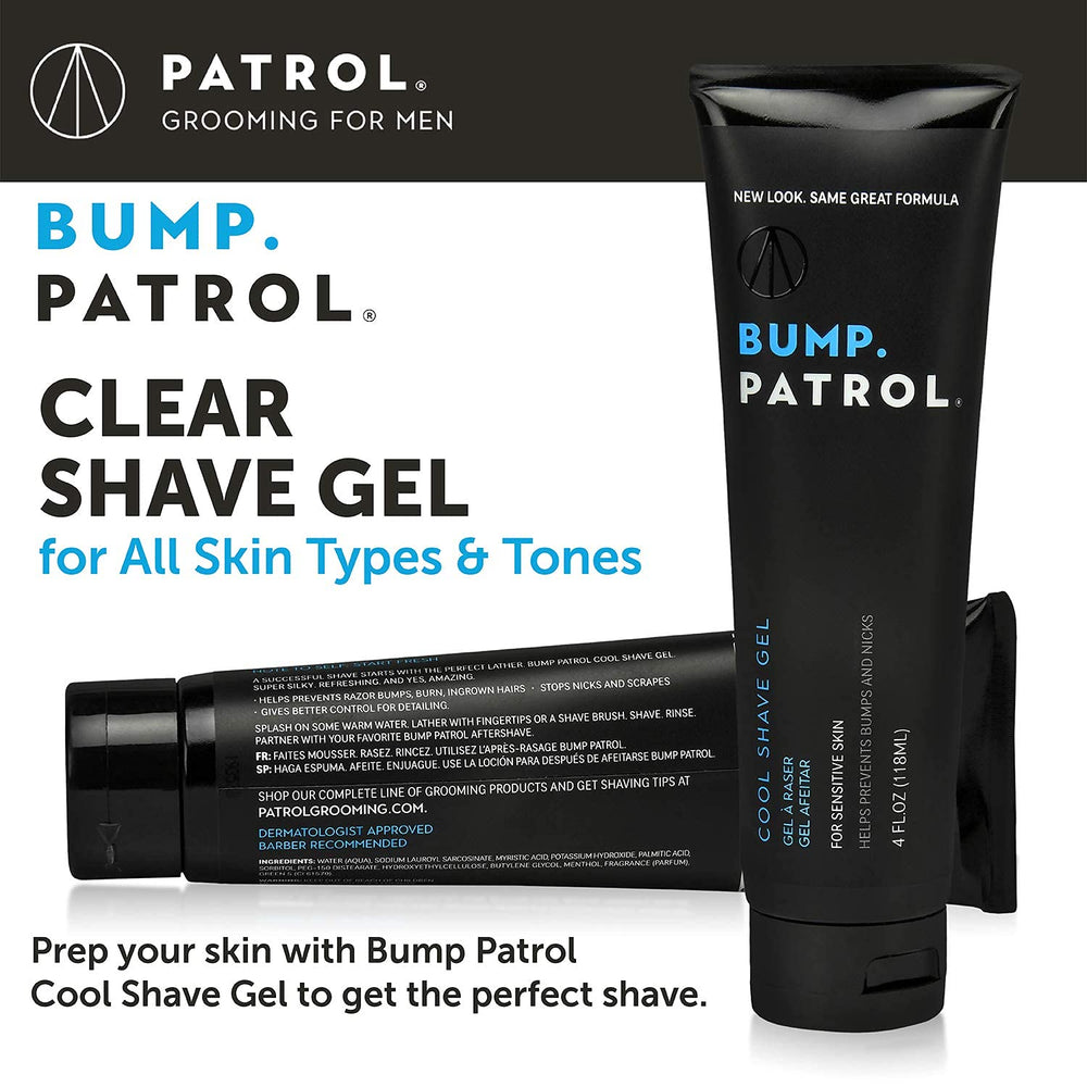 Bump Patrol Sensitive Skin Formula focuses on gentle care for delicate skin.