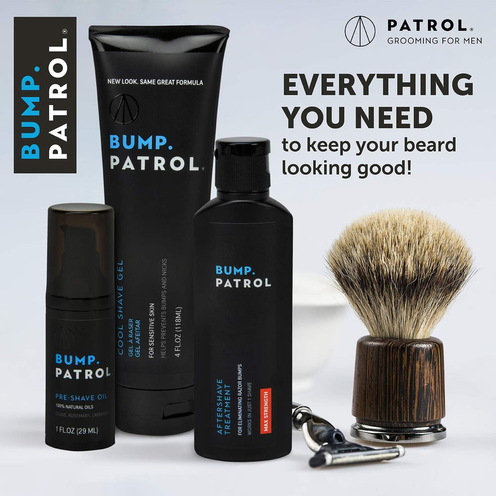 Bump Patrol travel-size bottle ideal for gym and trips.