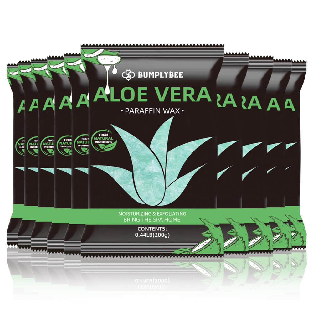 BUMPLYBEE Aloe Vera wax hand bath for hydrating spa-like care.