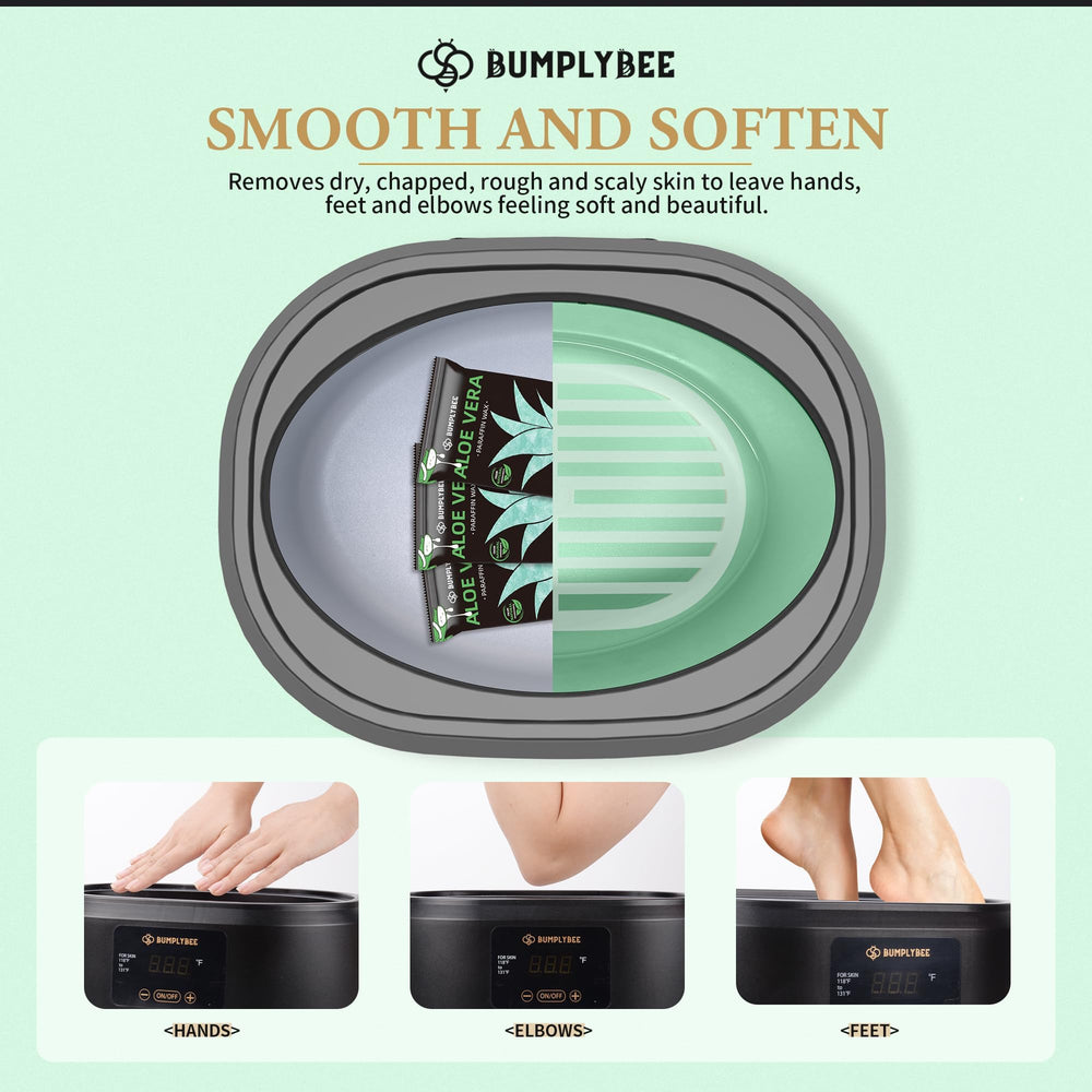 BUMPLYBEE Aloe Vera full-body wax for hydration and spa-like treatment.