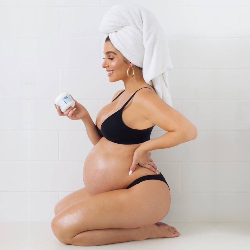 Bumpology Bump Butter texture swatch reveals rich, creamy balm for thirsty skin