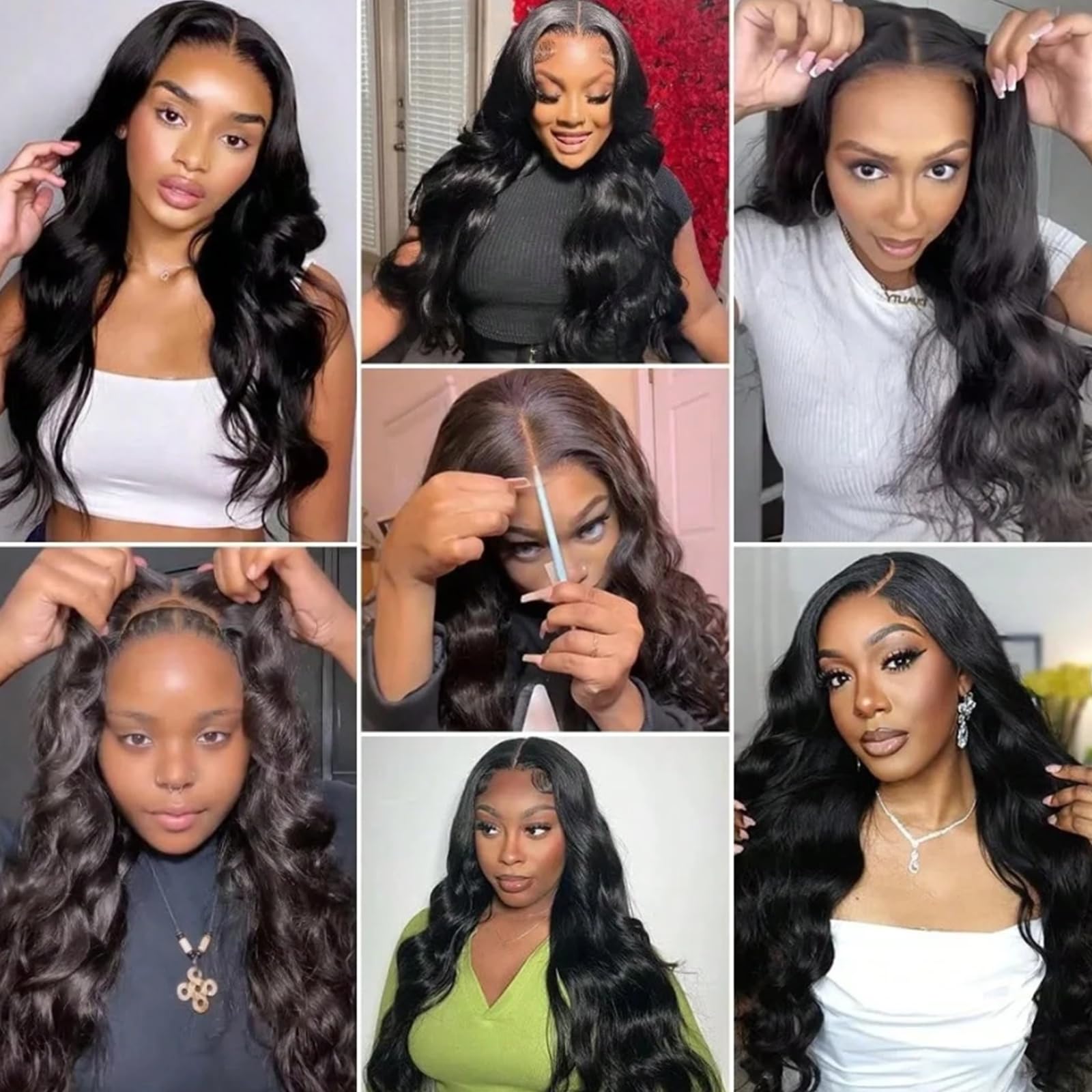 bungiol 5x5 pre-plucked hairline for ready-to-wear convenience
