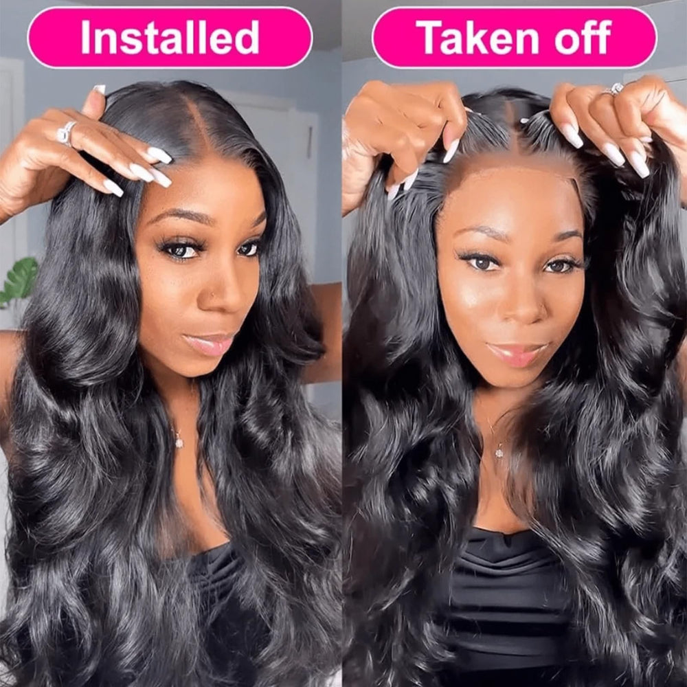 bunGiol wear-and-go wig quick install visual for 30-second ready-to-wear