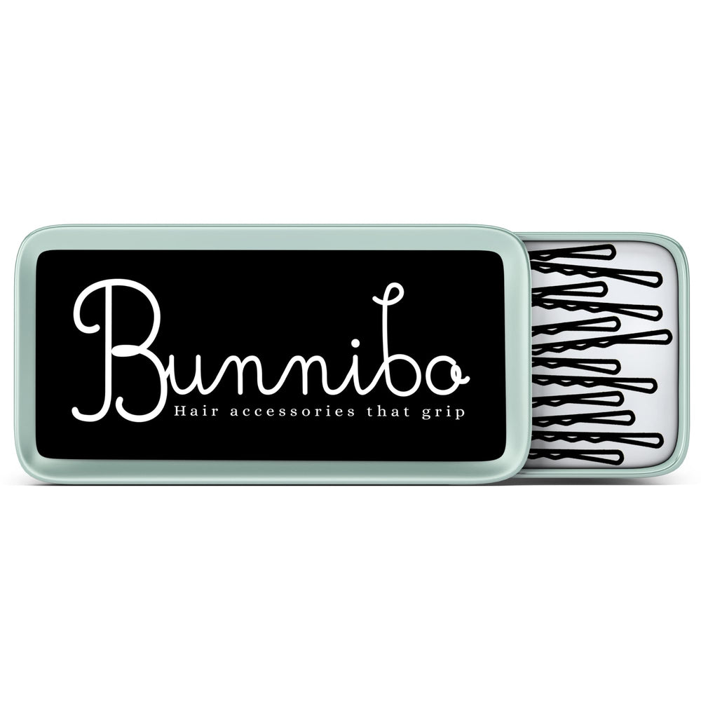 Bunnibo heavy-duty bobby pins neutral-tone blending with hair color