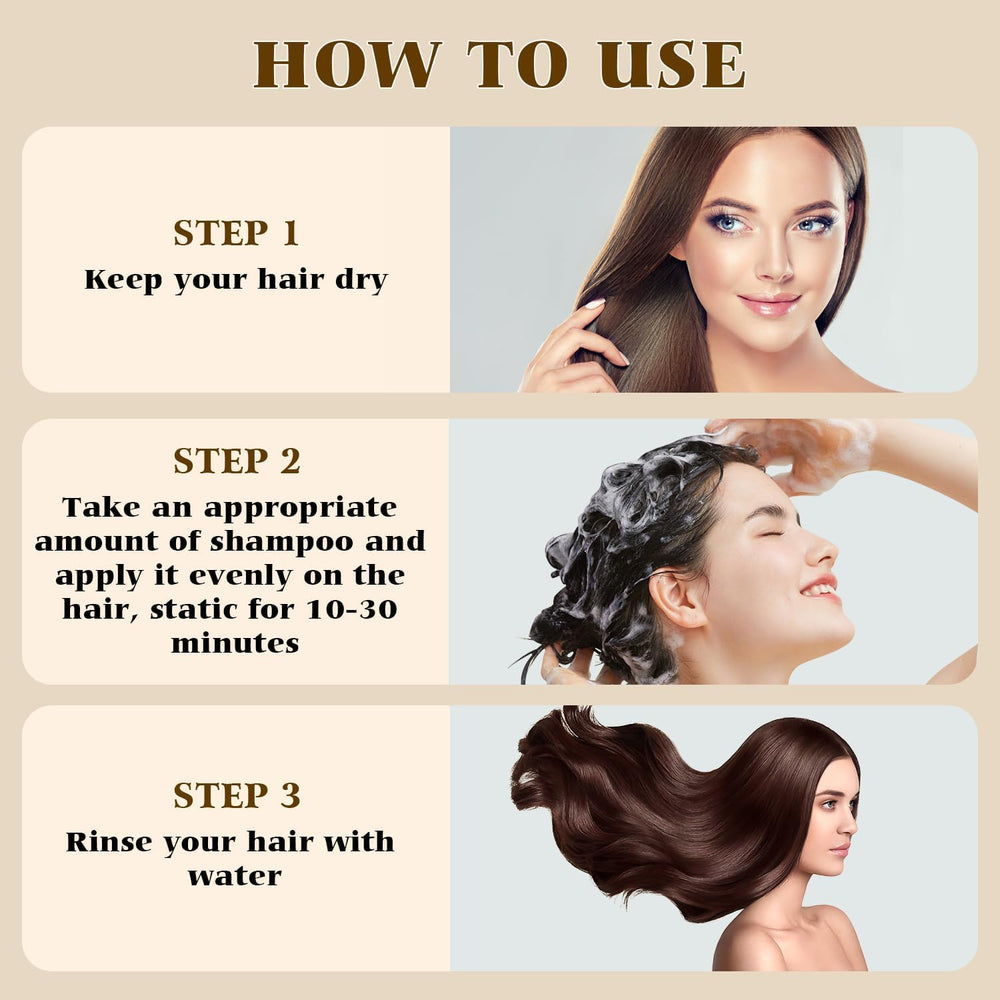 Bupposes natural herbal formula with ginseng for nourished hair