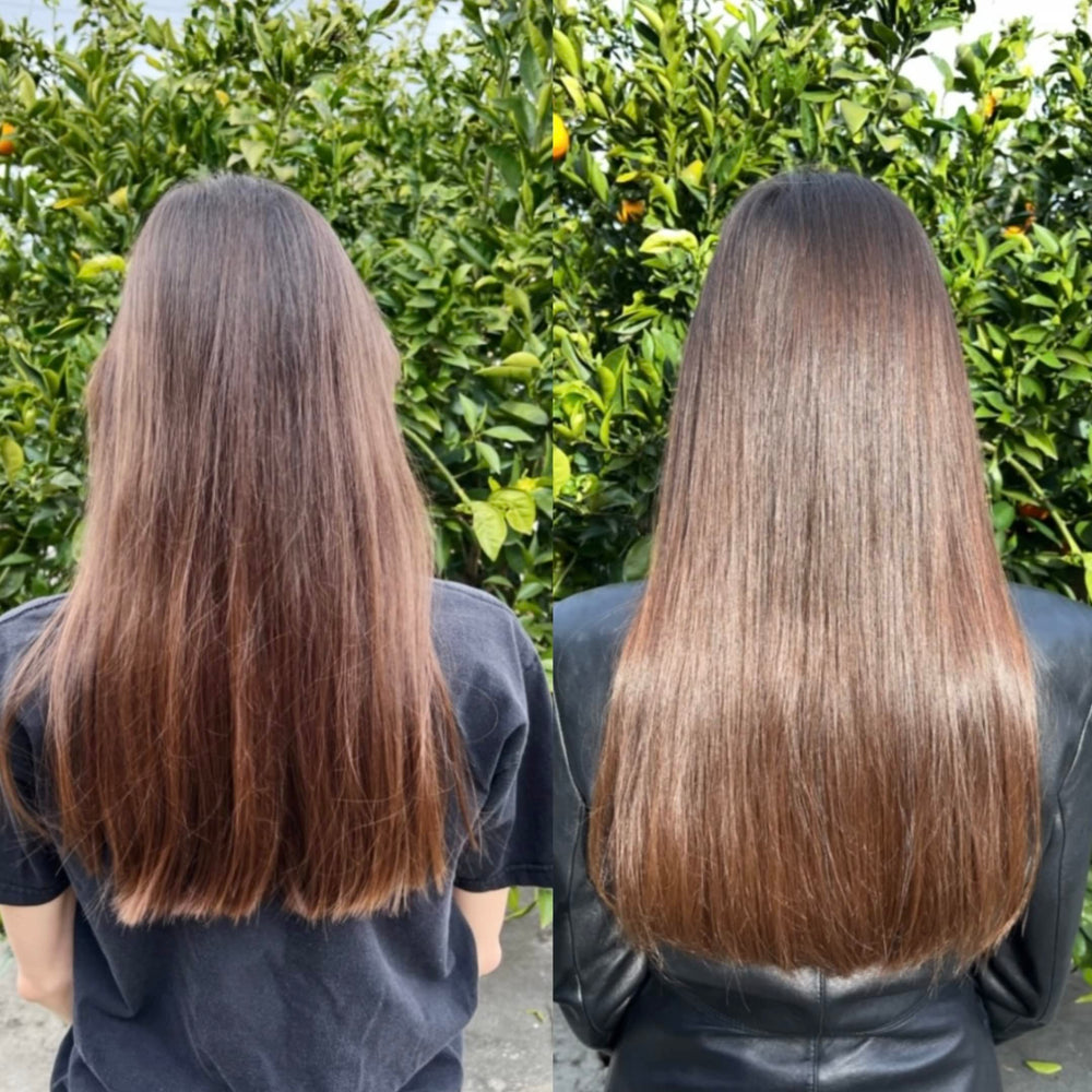 Bur Bur Growing Season Oil includes vitamin C for hair vitality.