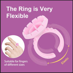 Burboeiy anillos desechables para extensiones de pestañas y más usos