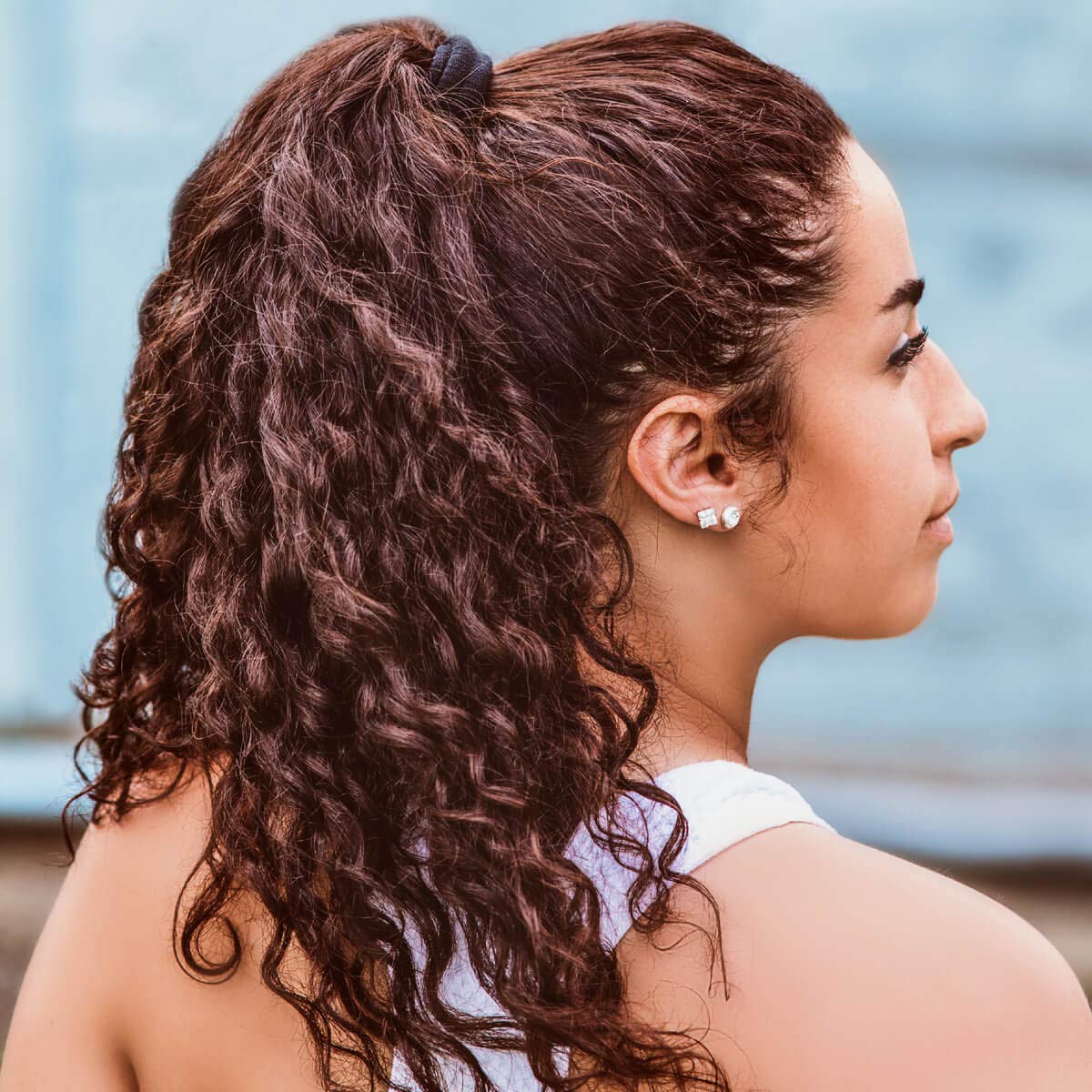 Burlybands large hair ties stay non-slip during runs and sports