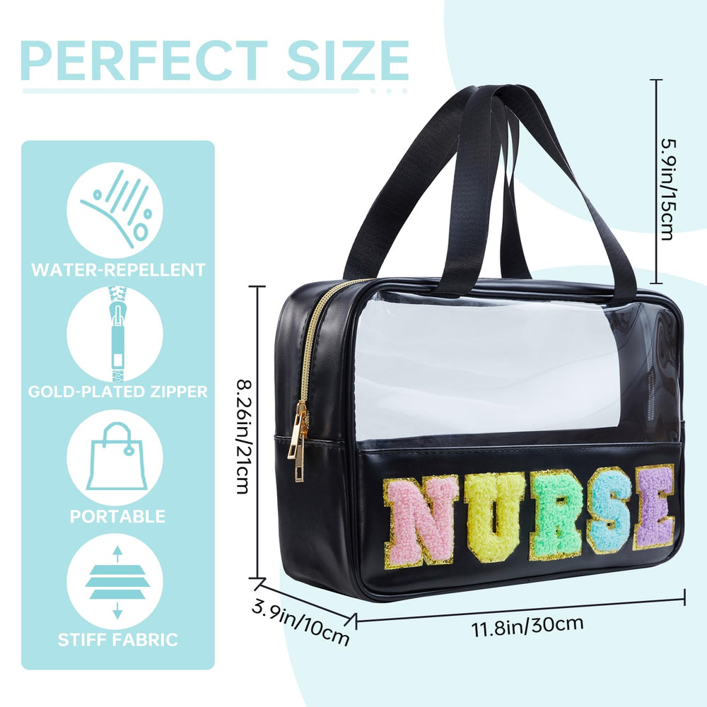 Burskit Nurse Bag clear tote waterproof for quick visibility and easy cleaning