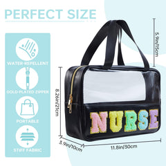 Burskit Nurse Bag clear tote waterproof for quick visibility and easy cleaning