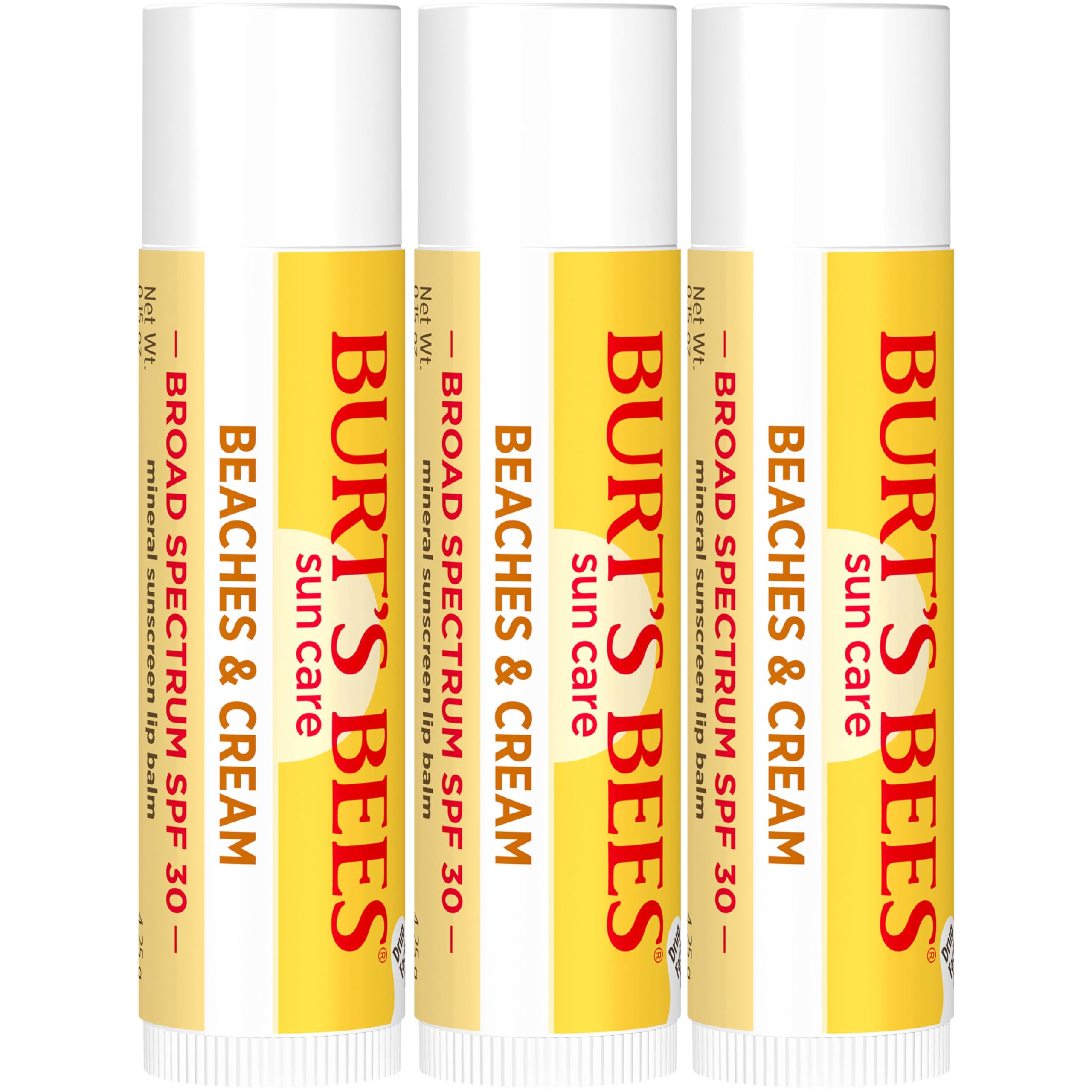 Banana leaf and vanilla scent evokes tropical lip-care moments