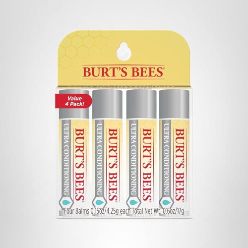 Burt's Bees brand badge signals dermatologist-recommended, natural skincare on the go.
