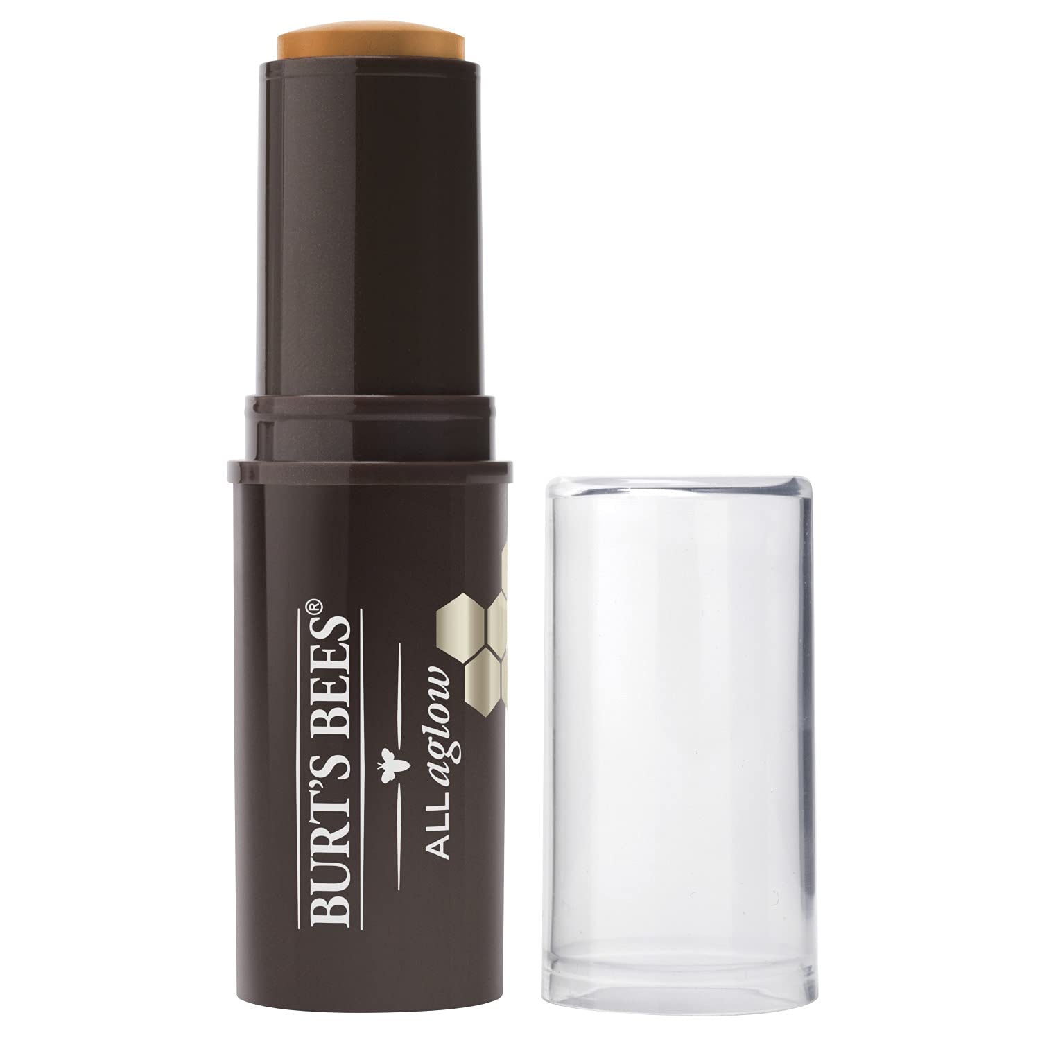 Burt's Bees Bronze Splash Bronzer Stick swatch adds natural sun-kissed warmth.