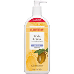 Burt's Bees Butter Body Lotion bottle with cocoa and cupuaçu for lasting moisture