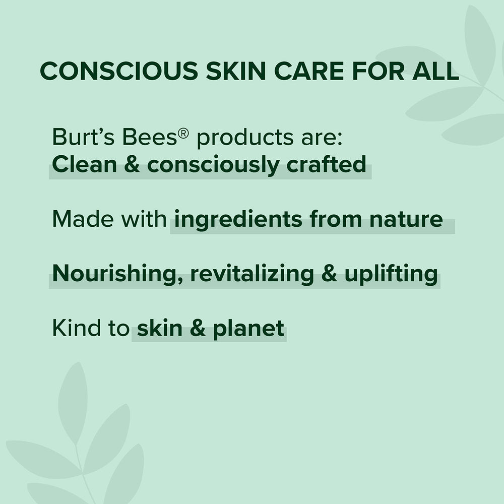 Aplicación suave de Burt's Bees Butter Body Lotion en la piel durante todo el día.