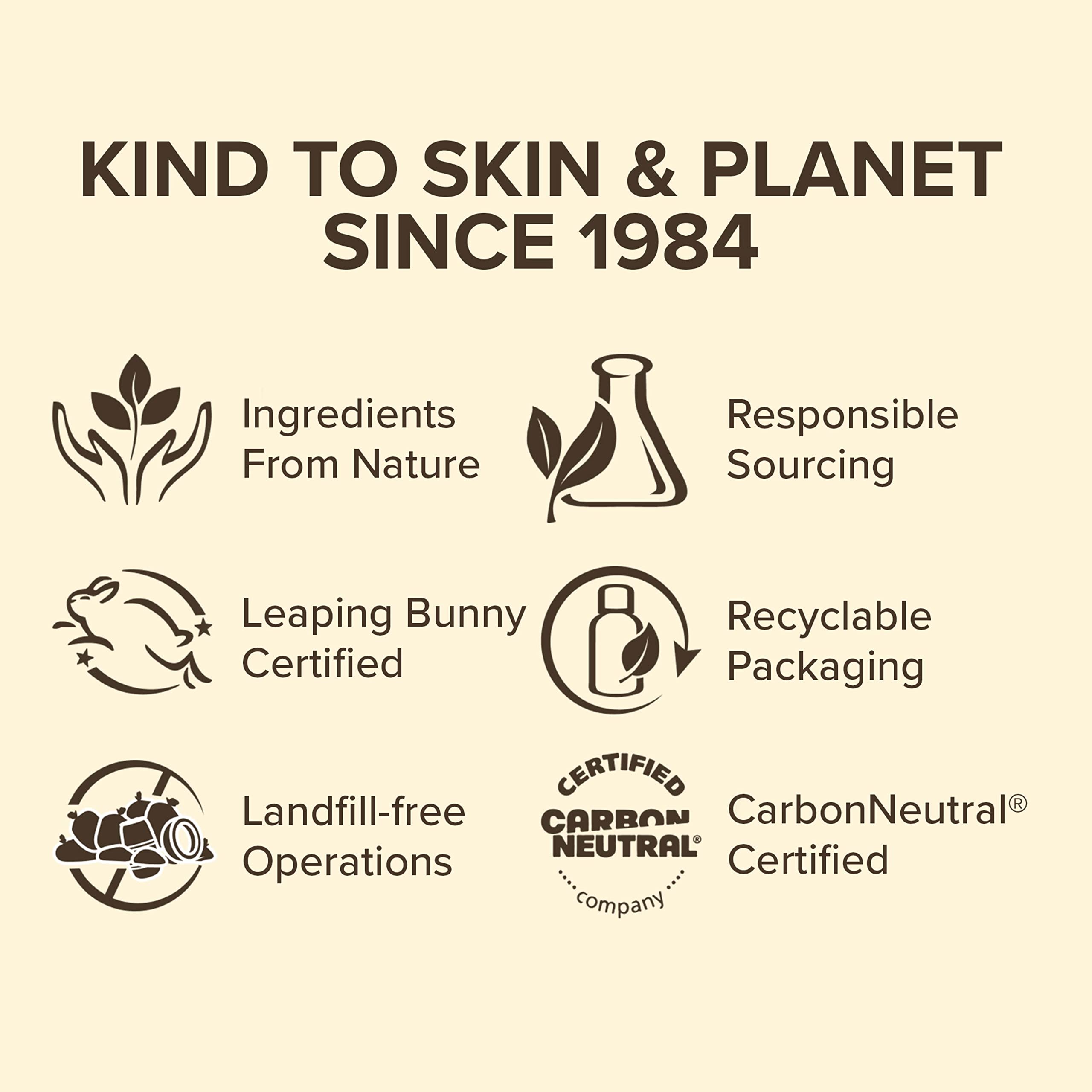 Textura de absorción rápida de la botella Burt's Bees Butter Body Lotion.