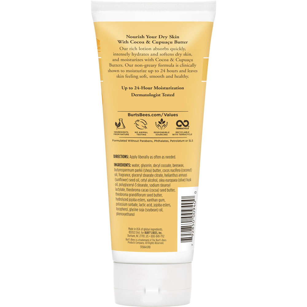 Piel hidratada gracias a Burt's Bees Butter Body Lotion de 6 oz.