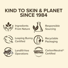 Burt's Bees cruelty-free logo with certification emphasis on ethical beauty.
