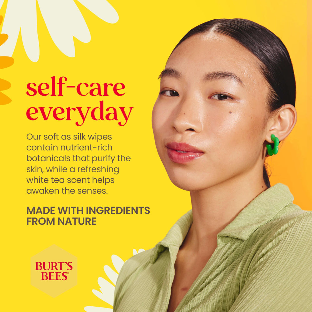 Burt's Bees cucumber and aloe ingredients featured for soothing touch