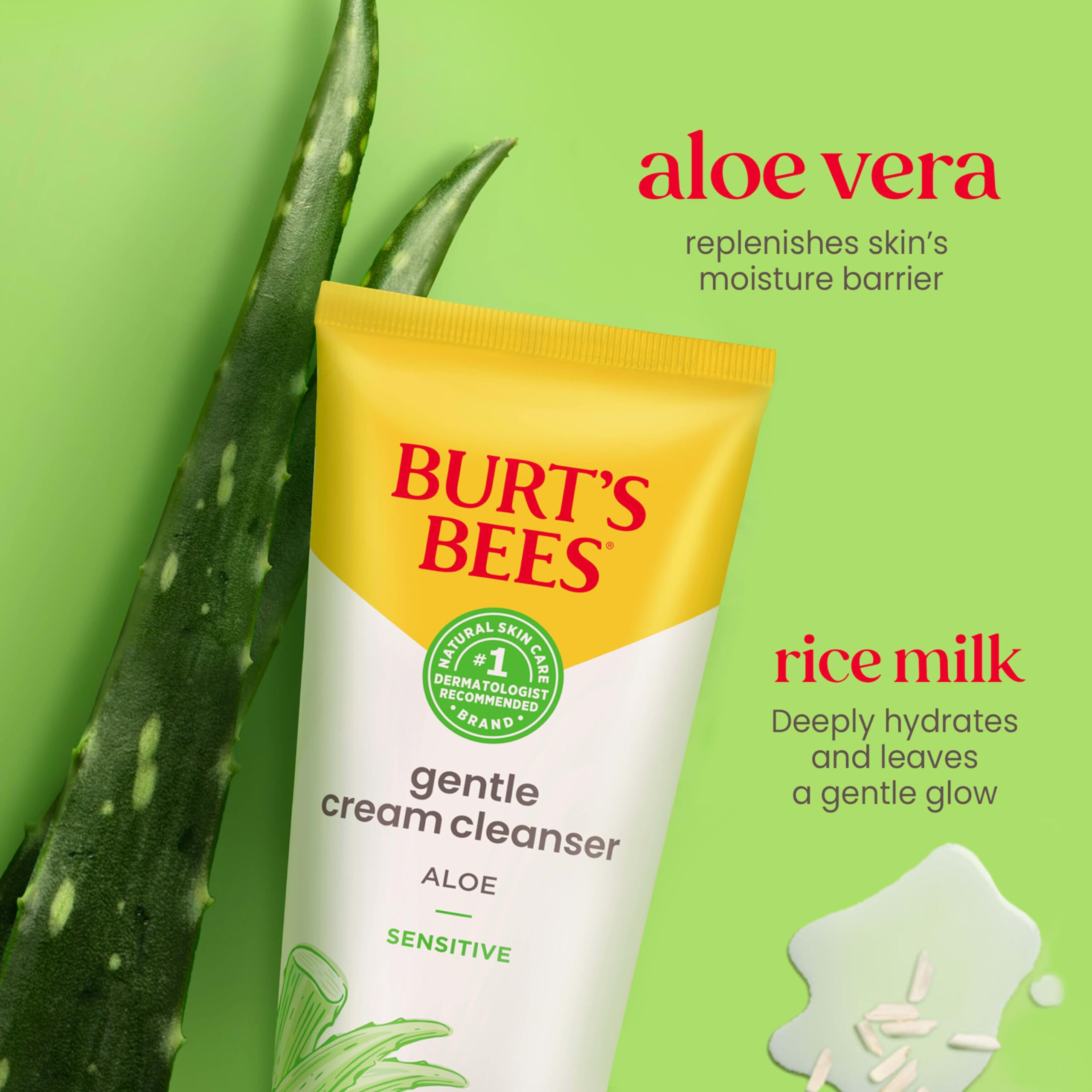 Leaping Bunny logo on Burt's Bees packaging emphasizes cruelty-free cleansing