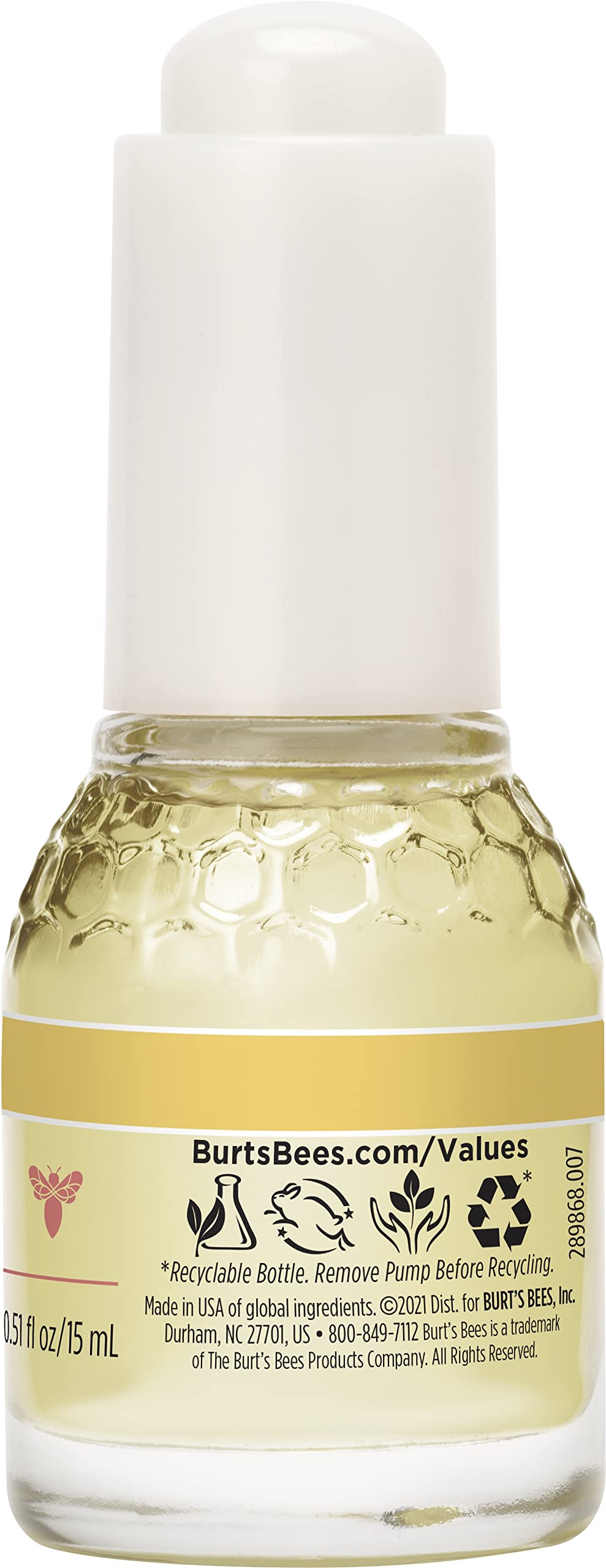 Burt's Bees Glow Booster being applied for a luminous, refreshed look