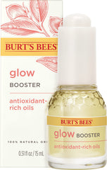 Burt's Bees Glow Booster texture swirl demonstrates lightweight silky finish