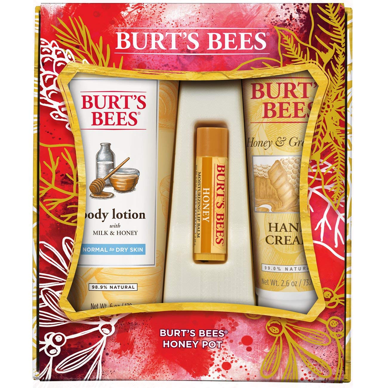 Burt's Bees Honey Pot Milk and Honey Body Lotion delivering lasting hydration