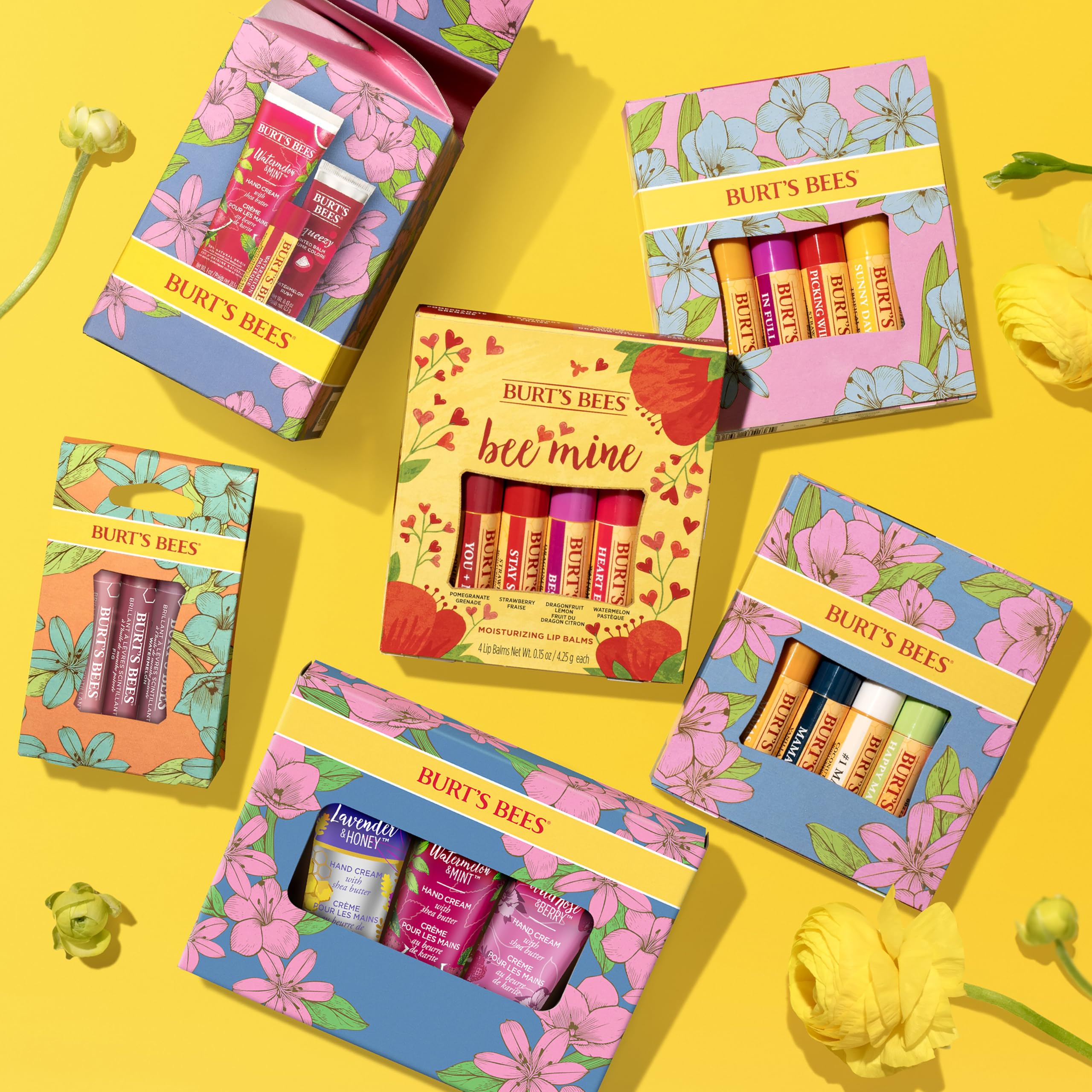 Burt's Bees In Full Bloom Tropical Pineapple tube for pocket-sized moisture on the go