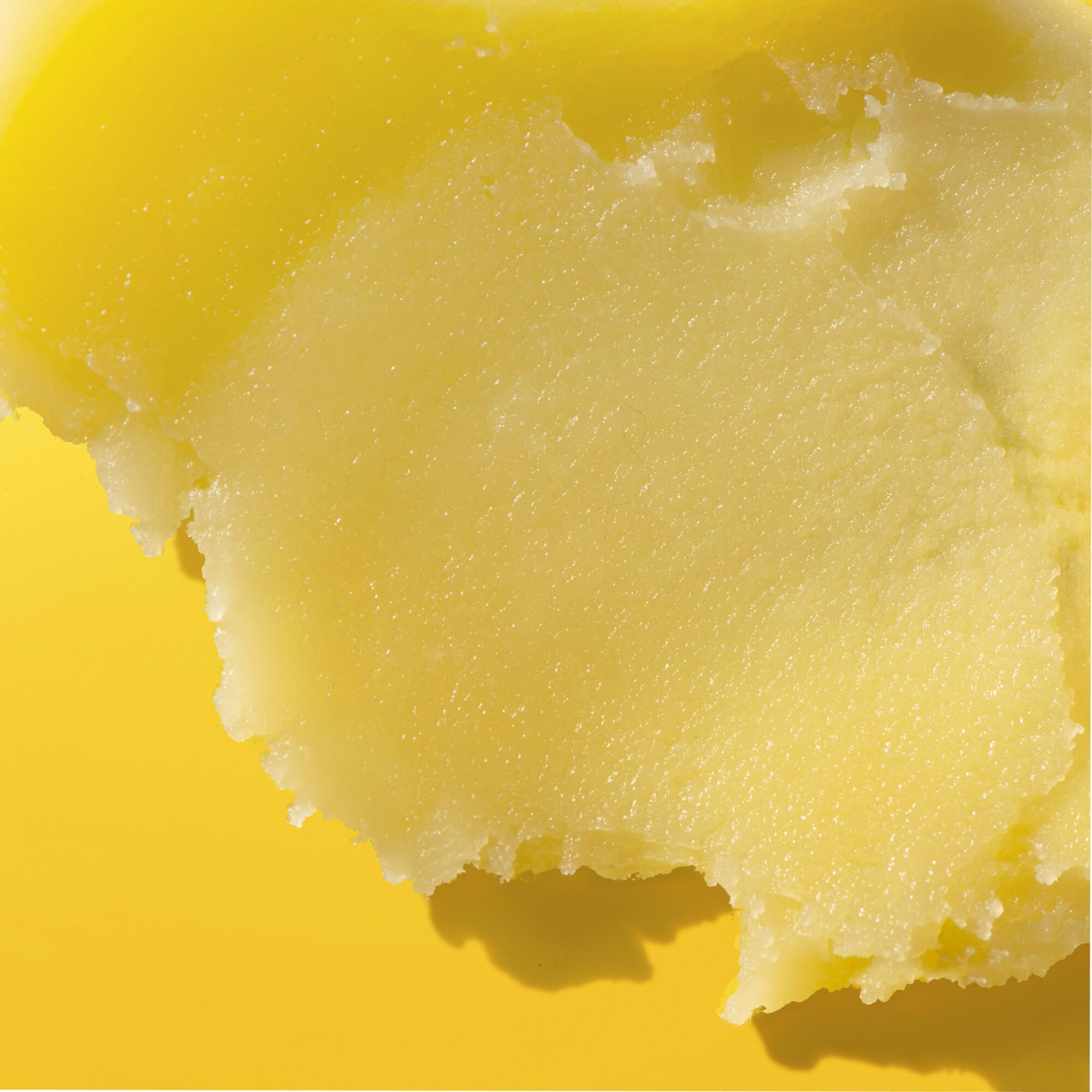 Burt's Bees Lemon Butter Cuticle Cream swatch on dry hands