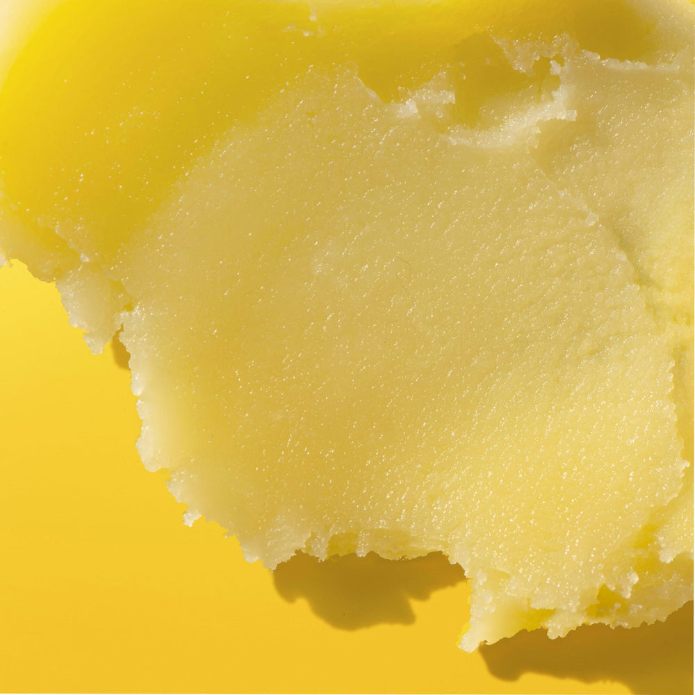 Burt's Bees Lemon Butter Cuticle Cream swatch on dry hands