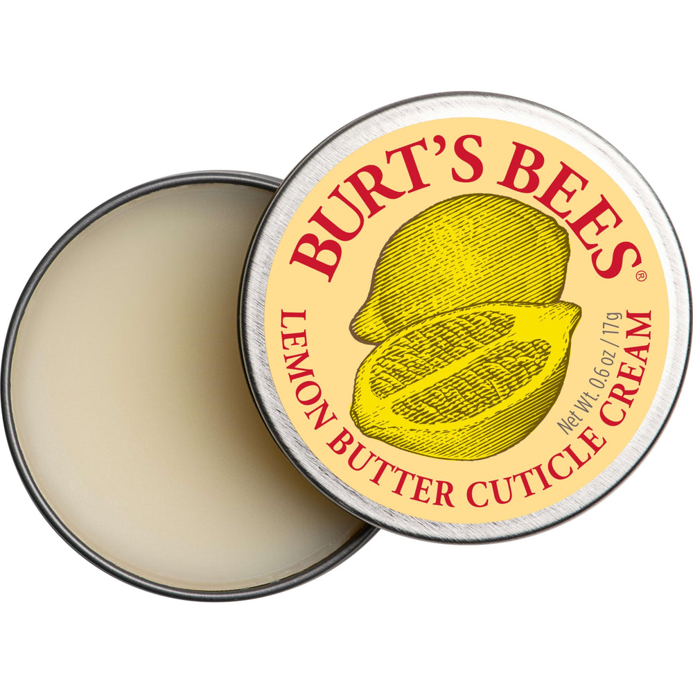 Burt's Bees Lemon Butter Cuticle Cream in travel-friendly tin