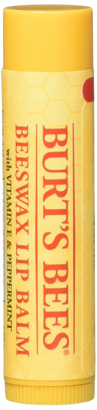 Burt's Bees lip balm pack of 10 tubes provides beeswax moisture for dry lips