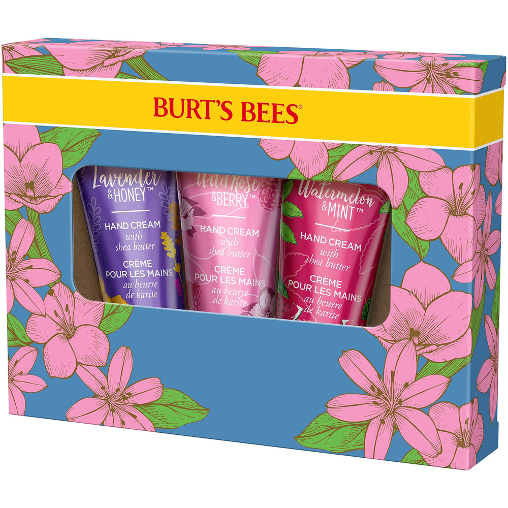 Burt's Bees natural-origin badge with 99% natural ingredients claim.