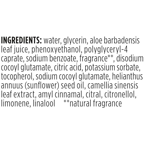 Burt's Bees No-rinse feature highlighted for quick refresh